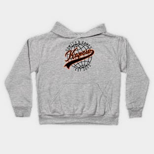 Kapow Baseball Orange Kids Hoodie